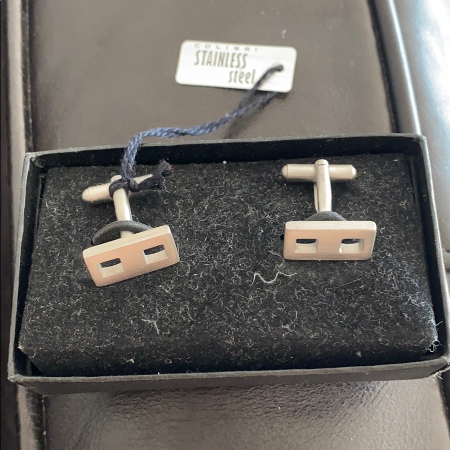 Colibri Stainless Steel Cuff Links
